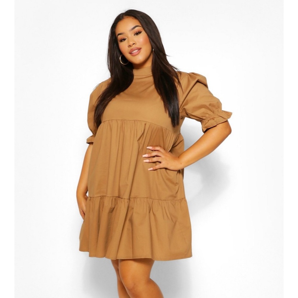 Stone colored dress